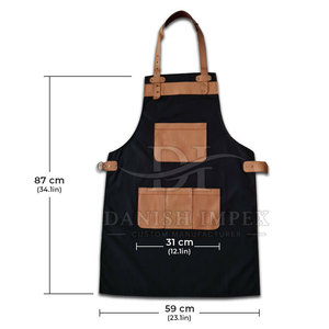 Tabliers en cuir sur mesure, prix bas, pour hommes, qualité supérieure, différentes couleurs, tabliers de travail en cuir. - Product Image 2