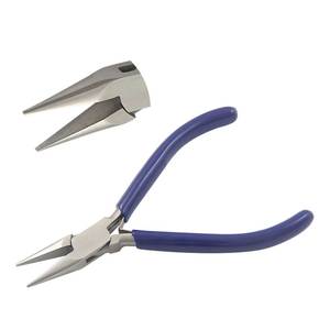 Pince à bec de chaton à ressort en PVC de 115 mm, mâchoires lisses, outil de sertissage pour boîtes, fabrication de bijoux, artisanat DIY, pêche OEM - Product Image 1