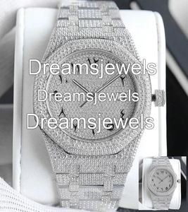 Reloj Automático de Acero Inoxidable con Incrustaciones de Moissanita, Estilo Hip Hop, de Lujo para Hombre, con Resistencia al Agua de 10 Bares - Product Image 4