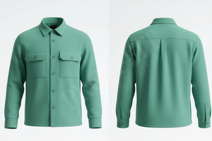 Fabricant de vêtements, chemises pour hommes en tissu de laine de haute qualité, manches longues, col classique, respirantes, avec logo personnalisé - Product Image 6