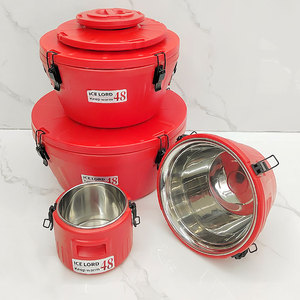 Ensemble de 4 récipients isothermes ronds pour aliments, 6L, 20L, 40L, <span class=keywords><strong>60L</strong></span>, pour la conservation de la fraîcheur et la distribution alimentaire en gros - Product Image 6