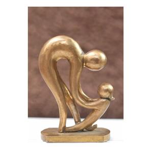 Sculpture en aluminium coulé inspirée par une forme harmonieuse, un équilibre créatif, une force intemporelle et une esthétique contemporaine raffinée. - Product Image 2