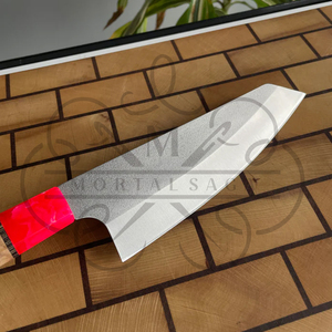 Handcrafted Stainless Steel Chef & Hunting <b>Knife</b> with Wood Handle Skull Design 10-Inch Blade High Hardness - Product Image 4