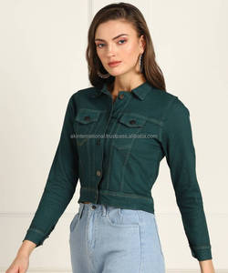 เสื้อกั๊กยีนส์มีรอยแบบวินเทจแจ็กเก็ตยีนส์สำหรับสุนัขตัวยาวกระเป๋ายัดไส้ผ้าฝ้ายไซส์ XL ออกแบบได้ตามต้องการ - Product Image 4