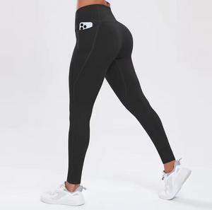 Leggings de Cintura Alta con Bolsillos, Elásticos, Deportivos, de Compresión, Control de Abdomen, Efecto Push-Up, para Mujer, Todas las Temporadas - Product Image 6