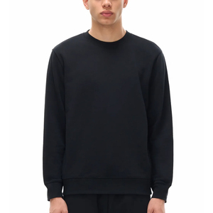 Sweat-shirt unisexe délavé à l'acide, coupe oversize, col rond, style streetwear vintage, fournisseur de logos personnalisés OEM - Product Image 2