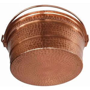 Bol à pédicure traditionnel en cuivre conçu pour des sessions de trempage des pieds confortables et des procédures de pédicure professionnelles - Product Image 1