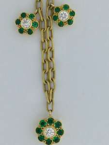 Collar de Esmeralda Natural, Plata de Ley 925, Chapado en Oro de 14Kt, Joyería Fina con Piedras Preciosas para Mujer, Regalo - Product Image 2