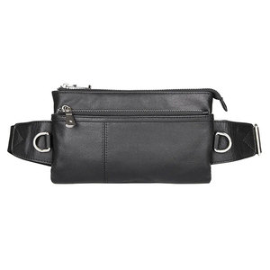 Sacs banane en cuir imperméables en vente en ligne, en gros, fabriqués en usine, sacs banane en cuir véritable pour adultes - Product Image 1