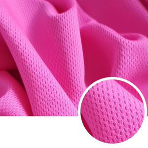 Wholesale 180gsm 150gsm Bird Eye Knit Stretch <b>Fabric</b> 100% Polyester Breathable Dry Fit Mesh Eco-Friendly Flame Retardant - Product Image 1