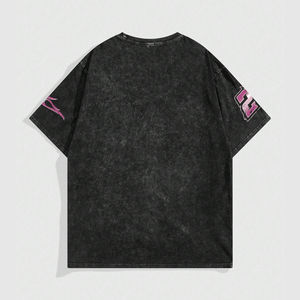 Camiseta Urbana de Corte Regular con Cuello Redondo, Manga Corta, Algodón Suave, Cómoda, de Moda, Secado Rápido y Transpirable para Hombre - Product Image 2