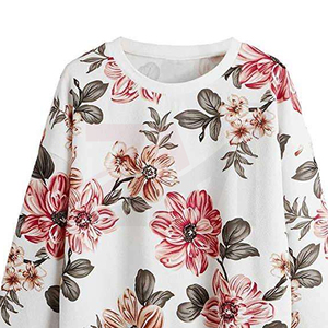เสื้อผ้าแฟชั่นผ้าฟลีซเนื้อนุ่มสำหรับสวมใส่ทุกวันและให้ความสบาย เสื้อสเวตเชิ้ตพิมพ์ลายสำหรับผู้หญิง คุณภาพพรีเมียม เสื้อพูลโอเวอร์ลำลองสำหรับสตรีทแวร์ - Product Image 4