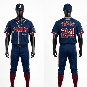 Uniforme de baseball en polyester premium 180 GSM, vert lime et blanc, avec passepoil contrastant, impression personnalisée par transfert thermique, séchage rapide - Product Image 1