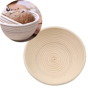 Cesta de fermentación de pan de ratán transpirable hecha a mano para panadería artesanal de masa madre, proveedor de Vietnam - Product Image 1
