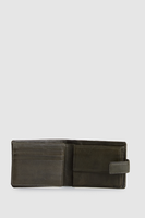 Dompet Pendek Pria Kulit Asli Lipat Vintage Bisnis Mewah Klasik Retro RFID Multi-kartu Lapisan Katun Berkualitas Tinggi