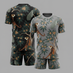 Conjunto de Uniforme de Fútbol Sublimado con Logotipo Personalizado, Uniformes de Entrenamiento de Secado Rápido, Equipación de Club, Estilo Retro, Corte 100% Automatizado - Product Image 2