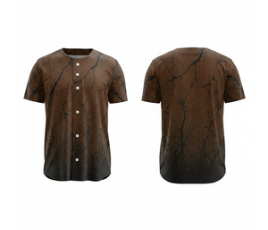 เสื้อเบสบอลแบบซับลิเมชั่นสั่งทำพิเศษ ผู้จัดจำหน่ายขายส่ง |   ชุดเบสบอลทีมพร้อมโลโก้และหมายเลขแบบกำหนดเอง |   ฐานผ้าโพลีเอสเตอร์ที่ระบายอากาศได้ดี - Product Image 4