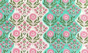 Dernière collection de tissus imprimés à la main à motifs floraux, de haute qualité, pour les fournisseurs en gros, tissu léger en coton d'été, imprimé sur mesure - Product Image 4