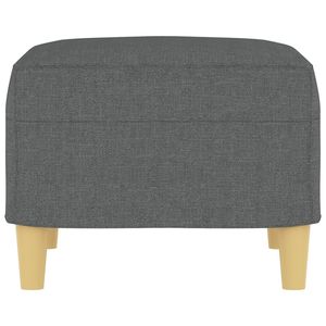 Poggiapiedi in tessuto grigio scuro 23.6 sgabelli e pouf eleganti "x 19.7" x 16.1" - Product Image 4