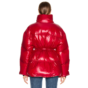 Hot Sale <b>Waterproof</b> Thick Warm Winter Cropped Jacket Plus Size Coat Streetwear Classic <b>Zipper</b> Women Shearling for Puffer - Product Image 5