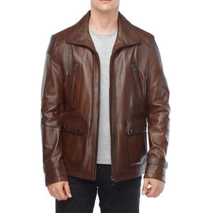 Hot Sale New Arrival <b>Men's</b> High Winter Cow Leather <b>Jacket</b> Custom Hooded Light Design Most Popular Customizable <b>jacket</b> <b>for</b> <b>men</b> - Product Image 4