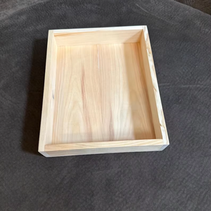 Modern Wood Classic Single Storage Trays Large Plate Dishes Rectangular Design Breakfast Coffee Parties - Product Image 1