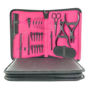 Kit de pinces professionnelles pour extensions de cheveux en kératine, pour l'installation, le retrait, l'entretien et le coiffage. - Product Image 1