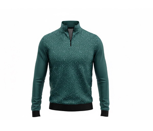 Gym Wear Sublimation Quarter Zip Jacket Manufacturer <b>Men</b> Women Youth Sportswear Quick Dry Team <b>Pullover</b> - Product Image 5
