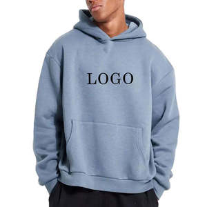 Sweat à capuche unisexe oversize en molleton bouclette 100% coton, coupe droite à épaules tombantes, haute qualité, personnalisable avec impression - Product Image 1