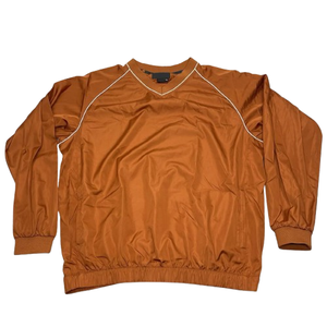 เสื้อแจ็คเก็ตกันลมผู้ชายลดราคาพิเศษ ปักลายตามสั่ง แขนยาว คอวี แต่งผ้าตาข่าย ซับในผ้าตาข่าย พร้อมขอบเสื้อแบบพิเศษ - Product Image 1