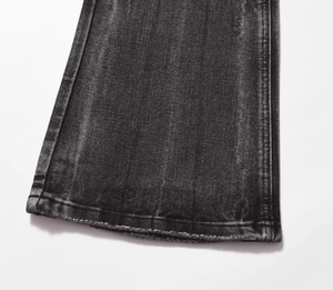Vaqueros de mujer de corte holgado a la moda, estilo Stonewashed, Streetwear Y2K, pantalón vaquero baggy para mujer, vaquero vintage recto y elegante. - Product Image 4