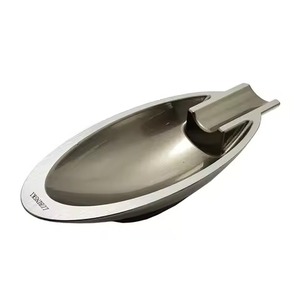 Premium Finish Metal Ashtray Cigarette Ashtray Windproof Outdoor Indoor Smoking Ash Holder <b>Table</b> Use - Product Image 6