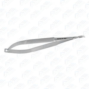 Portaagujas de cirugía oral Barraquer Portaagujas Curvo de acero inoxidable Portaagujas de Oftalmología Instrumento médico - Product Image 4