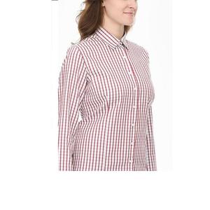 Chemisier décontracté pour femme, col en V, boutonné, idéal pour le bureau, couleurs personnalisables, du fournisseur BD - Product Image 4