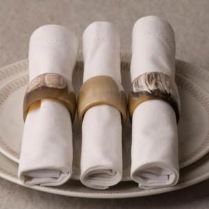 Unique Design Horn Napkin Ring <b>Tissue</b> and Napkin Holder for Table Decorate for Party Houseware Home Use Factory wholesale Price - Product Image 6