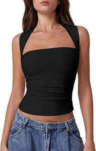 Classic Women's Longline Baby Tee Crop <b>Tops</b> Short Sleeve Workout T Shirt Lightweight Breathable Seamless Design - Product Image 6