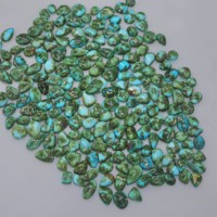Lot de cabochons en turquoise dorée naturelle du Sonora, vente en gros de pierres précieuses turquoise du Sonora pour la création