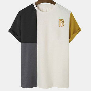 เสื้อยืดผู้ชายผ้าฝ้าย 100% ราคาถูก ลดราคาพิเศษ ขายส่ง รับสกรีนโลโก้ ทรงหลวม สำหรับขายออนไลน์ - Product Image 1