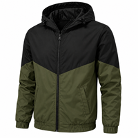 Nouvelle arrivée, vestes coupe-vent à capuche tendance, décontractées, pour la course en plein air, légères, respirantes, tissu polyester de qualité supérieure