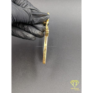 Lab Grown Diamond <b>Iced</b> <b>Out</b> TY Letter Pendant Hip Hop Custom Initial <b>Chain</b> Luxury Bling Jewelry Gift - Product Image 5