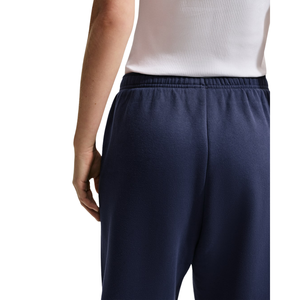 Pantalones Jogger Anchos de Poliéster/Algodón Duraderos para Hombre, Color Azul Marino, Cintura Elástica, Puños Acanalados, Pantalones Deportivos Casuales con Logotipo en la Pierna Izquierda - Product Image 5