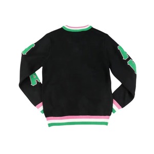   Sweat-shirt en tricot pour sororité, vêtement haut de gamme, cadeau d'hiver élégant, broderie grecque en chenille 1908 - Product Image 2