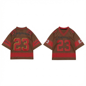 Jersey de Fútbol Americano de Alto Rendimiento, OEM, ODM, Logotipo Personalizado, Patrón de Bandera, Sublimación, Venta al Por Mayor, Marca Privada, Ropa Deportiva - Product Image 2