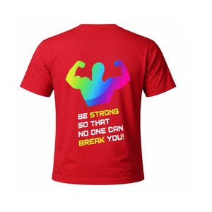 T-shirt de sport pour homme, extensible, respirant, séchage rapide, vêtements de fitness, logo personnalisé, vente en gros de vêtements de fitness - Product Image 5