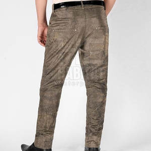 กางเกงหนังผู้ชายขายดีที่สุด สวมใส่สบาย หนังนุ่ม ทนทาน ดีไซน์ทันสมัย เหมาะสำหรับใส่ลำลอง - Product Image 2