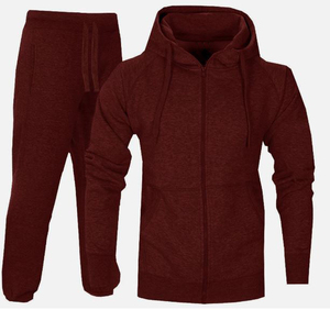 Survêtement unisexe d'hiver en tissu respirant et écologique, design pull à capuche avec cordon de serrage et taille élastique, personnalisable avec logo - Product Image 1