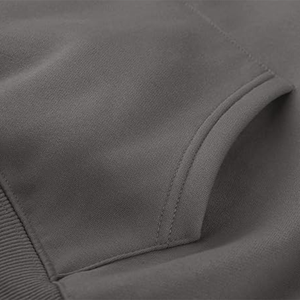 SOFT APPARELS Sudadera con Capucha de Forro Polar para Hombre, Corte Regular, Ropa Casual de Invierno, Manga Larga, Color Sólido, Tejido de Punto, 100% Algodón - Product Image 5