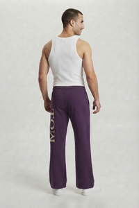 Men Sport Flare Sweatpants Wide Leg Jogger Sweatpants Men Flare Pants And <b>Trousers</b> 100% Cotton Breathable Soft Straight Leg Pant - Product Image 3
