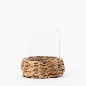 Ensemble élégant de 2 couvercles en verre tressés à la main pour pichets porte-gobelet en jacinthe d'eau - Product Image 5