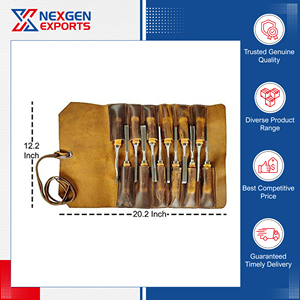 Nexgen Exports Direct Factory Supply Top Notch Quality Water Resistant Foldable Adjustable Height Width Handmade PU Case Bag - Product Image 3
